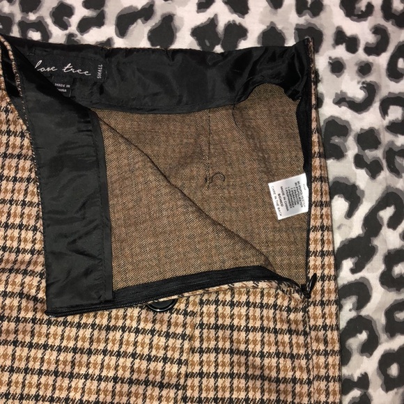 Brown coquette Y2k mini skirt - Picture 3 of 5